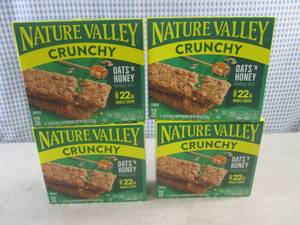 lot 454 image: (B-2) 4 Boxes Nature Valley Oats N Honey Crunchy Granola Bars Best by May 2024