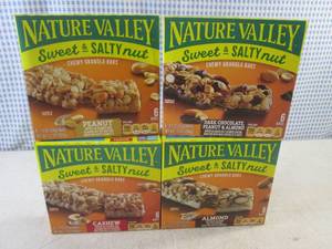 lot 457 image: (B-3) 4 Assorted Boxes Nature Valley Granola Bars Best by JanFebMar 2024