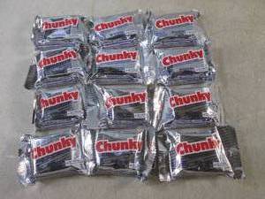 lot 463 image: (B-1) 12 Chunky Candy Bars Best by March 2024