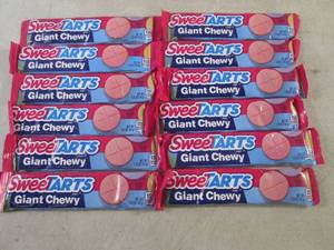 lot 468 image: (B-1) 12 SweeTarts Giant Chewy Candy Best by Dec 2024
