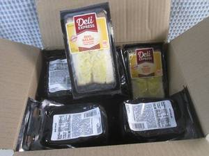 lot 486 image: (FRZ) Case of 10 Frozen Egg Salad Sandwiches Deli Express - 30-Day Refrigerated Shelf Life After Unfrozen