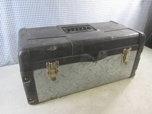 lot 2 image: (EW7) Stack-On Tool Box with Contents 22 W x 10 H x 11 D