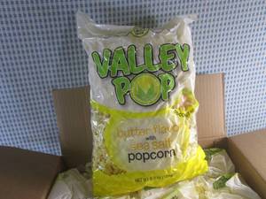 lot 351 image: (EC2) Case of 6 Bags Valley Pop Butter Flavored with Sea Salt Popcorn 6.5oz Best by Jan 2024