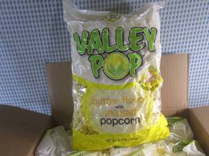 lot 353 image: (EC2) Case of 6 Bags Valley Pop Butter Flavored with Sea Salt Popcorn 6.5oz Best by Jan 2024