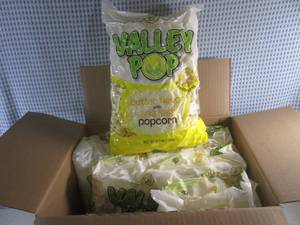 lot 354 image: (EC2) Case of 6 Bags Valley Pop Butter Flavored with Sea Salt Popcorn 6.5oz Best by Jan 2024