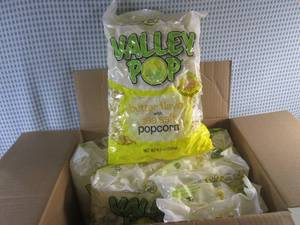 lot 356 image: (EC2) Case of 6 Bags Valley Pop Butter Flavored with Sea Salt Popcorn 6.5oz Best by Jan 2024