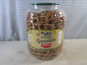 lot 359 image: (C-1) Large Container of Sourdough Specials Original Pretzels 52oz Best by May 2024