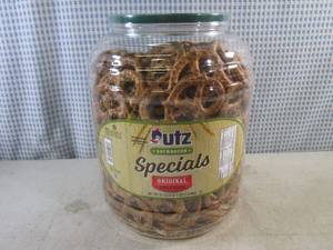 lot 360 image: (C-1) Large Container of Sourdough Specials Original Pretzels 52oz Best by May 2024