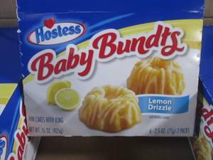 lot 365 image: (B-1) 3 Boxes Hostess Lemon Drizzle Baby Bundts Best by March 2024