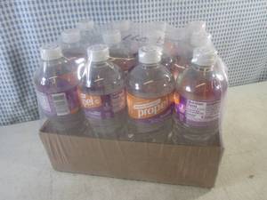 lot 370 image: (C-1) 12 Bottles Propel Lemon Blackberry 24oz Past Date