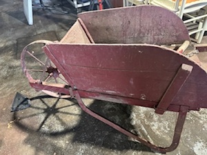lot 27 image: Vintage Wheelbarrow