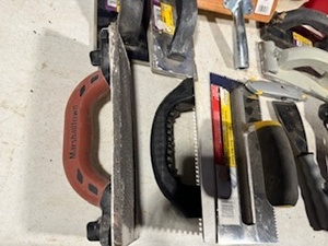 lot 53 image: Sheet Rock and Plaster Supplies and Tools