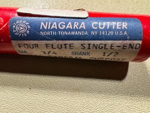lot 59 image: Niagara Cutter -Four Flute Single End 34 x 12