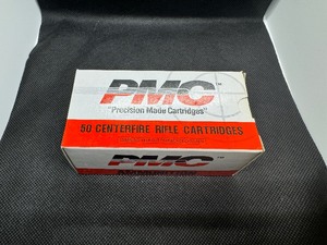 lot 75 image: PMC Ammunition 30 Cal. Carbine FMJ. One Box. Fifty per Box