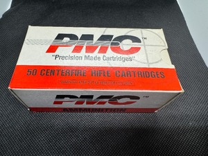 lot 77 image: PMC Ammunition 30 Cal. Carbine FMJ. One Box. Fifty per Box