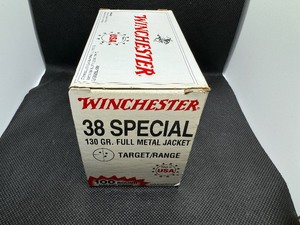 lot 78 image: Winchester 38 Special Full Metal Jacket Ammunition. One Box. 100 Round Value Pack.