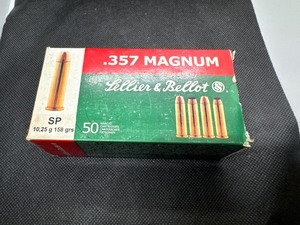 lot 87 image: 357 Magnum SP. One Box. 50 per box