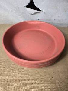 lot 23 image: Lot of 9 - 3 Deep, 16 Wide Flower Pot Saucers