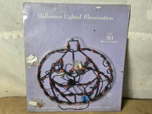 lot 34 image: Halloween Pumpkin Lighted Illumination