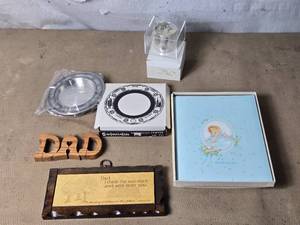 lot 48 image: Baby Items, Dad Decor