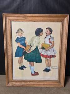 lot 61 image: Norman Rockwell Framed Picture