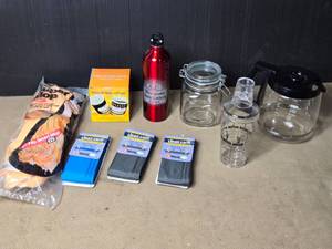 lot 78 image: Drink Shaker, Mop Head, Cart Handle Covers, Birthday Candle Cup and More