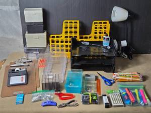 lot 81 image: Huge Lot of Home Office Desk Supplies