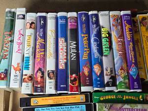 lot 84 image: Disney, Indiana Jones VHS Tapes