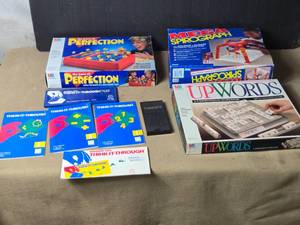 lot 88 image: Games - Perfection, Spirograph, UpWords, Think it Through
