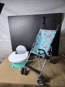 lot 97A image: Baby Stroller and Booster Seat