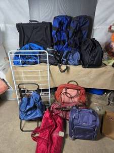 lot 109 image: Huge Lot of Luggage  Travel Bags - Wheeled L.L. Bean Duffels and More