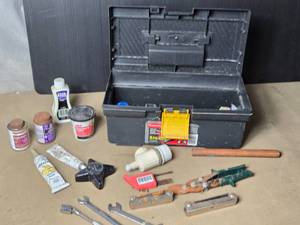 lot 150 image: Toolbox with Misc. Tools