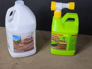 lot 16C image: Full Bottles of Deck Wash, Deck and Fence Wash