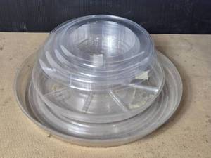 lot 25B image: 13 Flower Pot Trays Various Sizes
