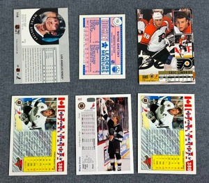 Vintage Hockey Cards including 1987 O-Pee-Chee Wayne Gretzky #13 Mini