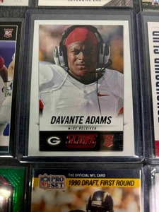 Football Card Lot including Davante Adams RC