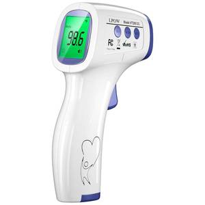 lot 17 image: Thermometer for Adults, Non Contact Infrared Digital Thermometer for Fever, Body and Surface Thermometer 2 in 1 Dual Mode White
