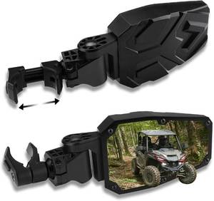 lot 45 image: UTV Side Mirrors,UTV Mirror Automatic Folding and Resetting in The Event of Collision,Fits 1.5-2Roll Bars Compatible with Polaris RZR,Can Am X3, Honda Pioneer, Kawasaki Mule, Cfmoto Zforce