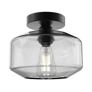 lot 56 image: Better Homes & Gardens 12 Architectural Semi Flush Ceiling Light, Black