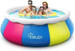 lot 65 image: Evajoy Swimming Above Ground Pool EVAJOY 10ft 30in