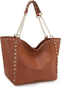 lot 66 image: Montana West Hobo Bags for Women Large Tote Bag Shoulder Purses with Chain Handbags