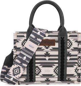 lot 85 image: Wrangler Tote Bag for Women Aztec Top Handle Satchel Purse Boho Shoulder Handbags