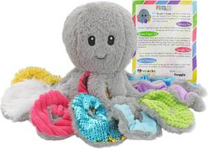 lot 121 image: 3 Pack Lot  MEAVIA Sensory Octopus Plush Toy, Fidget Plush for Special Needs and Sensory Fun,