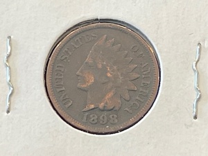 lot 9 image: 1898 Indian Head Cent