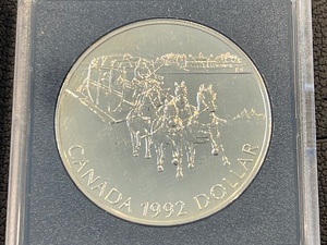 lot 29 image: 1992 Canada Silver Dollar Brilliant Uncirculated