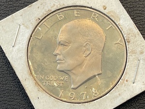 lot 43 image: 1978-S Eisenhower Dollar Proof
