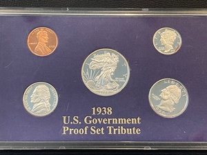 lot 50 image: 1938 U.S. Government Proof Set Tribute