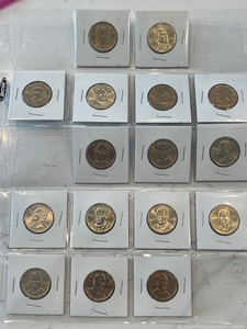 lot 55 image: Presidential Dollar Coins