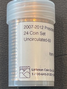lot 74 image: 2007-2012 Presidential Dollars Uncirculated