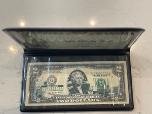 lot 82 image: $2 Dollar Bill South Dakota Uncirculated